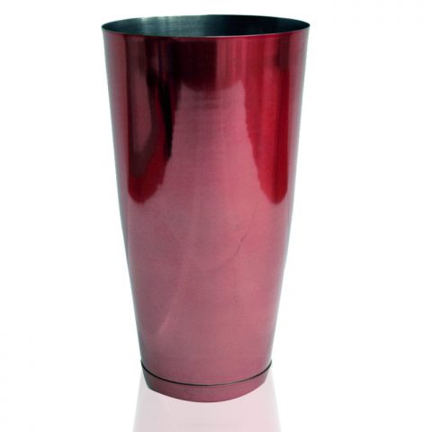 Bar Shaker Tin Stainless Steel Red