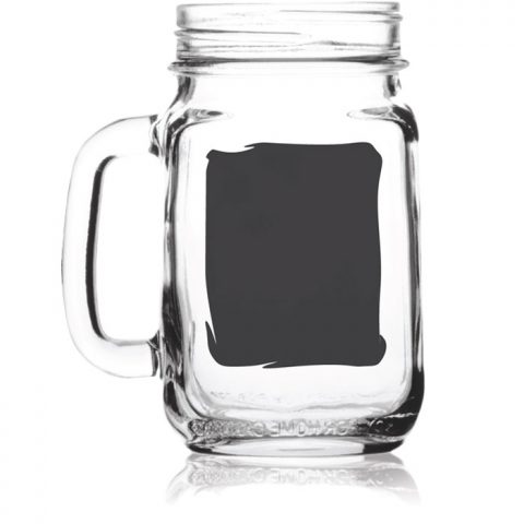 Mason Jar With Chalkboard