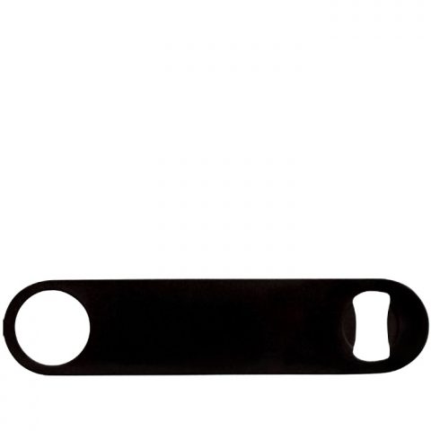 Matte Black Flat Bottle Opener