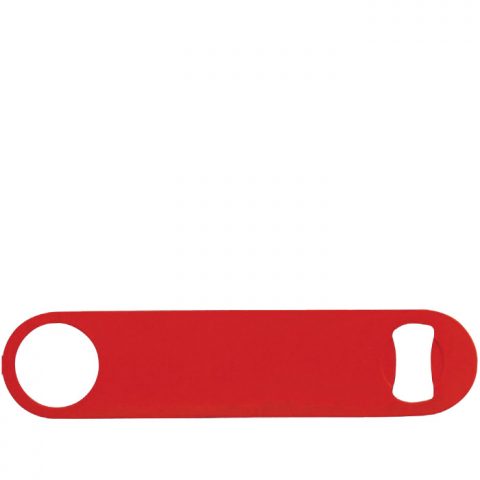 Flat Bottle Opener - Red
