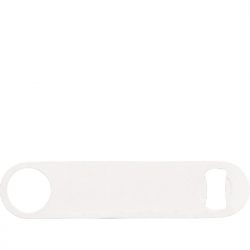 Flat Bottle Opener - White