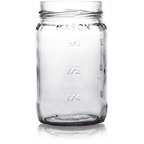 Mason Jar With Measurements