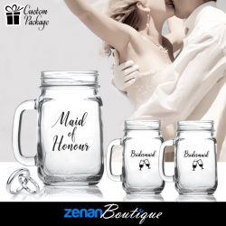 Wedding Boutique Packages - "Maid of Honour & Bridesmaids" on Mason Jar