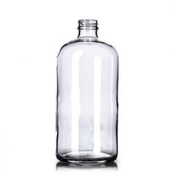 Boston Round Growler Clear