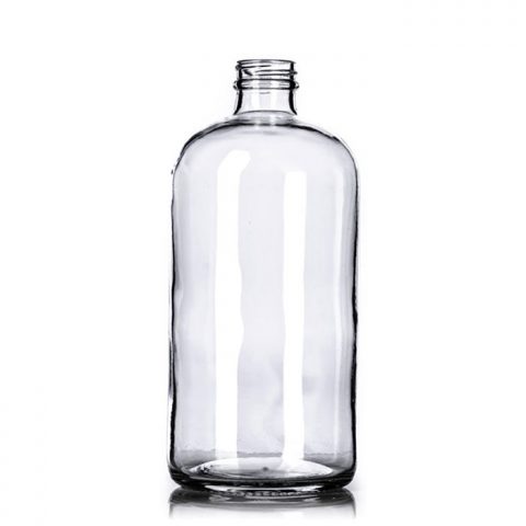 Boston Round Growler Clear